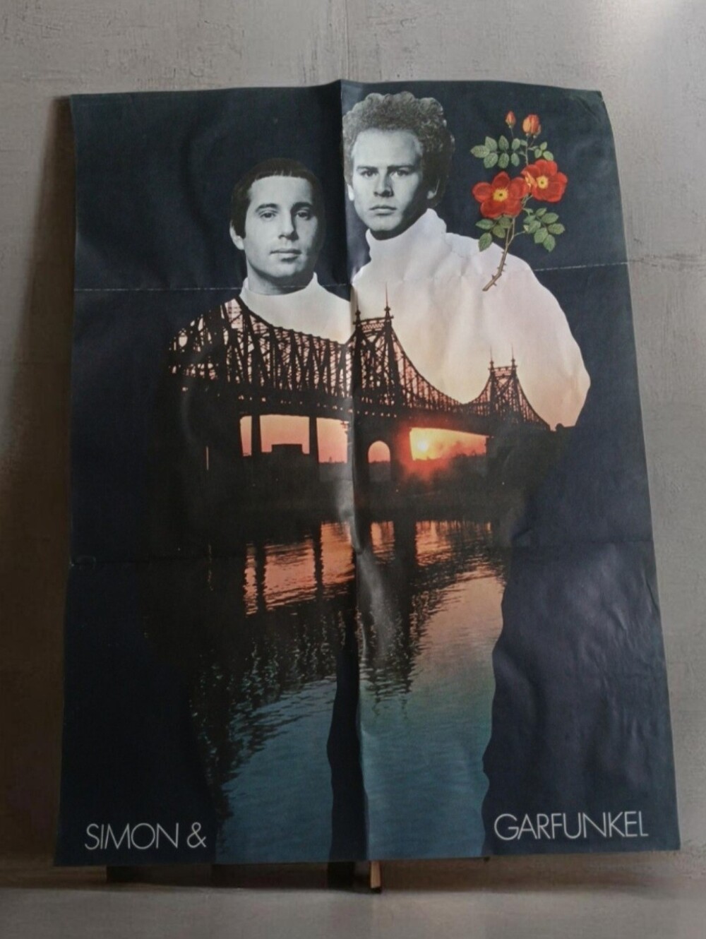 Vintage Simon & Garfunkel Album Poster